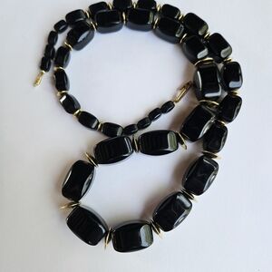 Vintage Napier Black and Gold Necklace